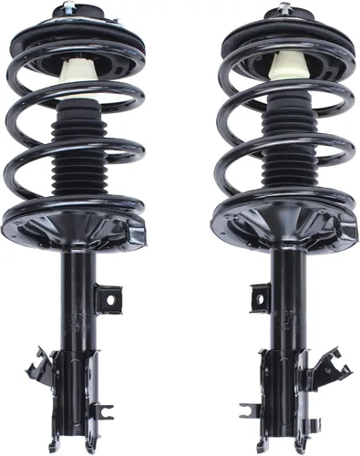 Vista 17 de Detroit Axle - Par de puntales traseros para Hyundai Accent 2000-2005, 2 puntales listos con montaje de resorte helicoidal 2001 2002 2003 2004