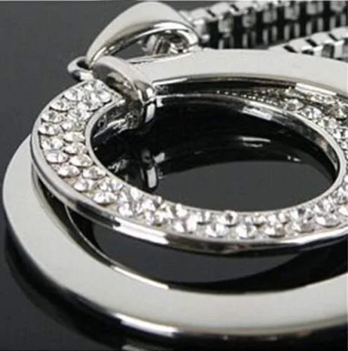 Vista 3 de ZYooch - Dije con la palabra Mom grabada para mujer collar de compromiso de diamantes de imitación joyas para regalar
