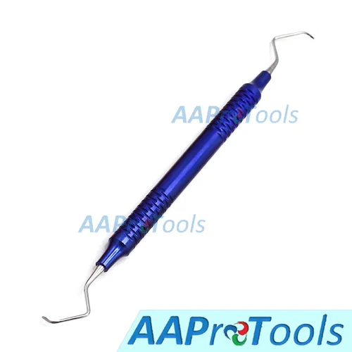 Vista 5 de Instrumentos dentales periodontales DN-2197 de Gracey Curetas del escalador multicolor 7EA