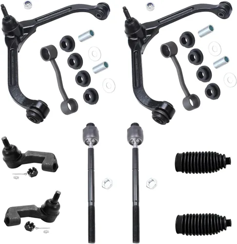 Vista 167 de Detroit Axle - Kit de suspensión frontal de 10 piezas para Chevy Trailblazer EXT GMC Envoy XL XUV Buick Rainier Isuzu Ascender Olds Bravada, brazos