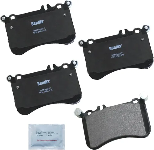Vista 229 de Pastillas de Freno Delanteras Cerámicas Bendix Priority1 CFC430A para Modelos Selectos INFINITI G35, I30, Nissan 350Z, Altima, Juke, Maxima, Sentra