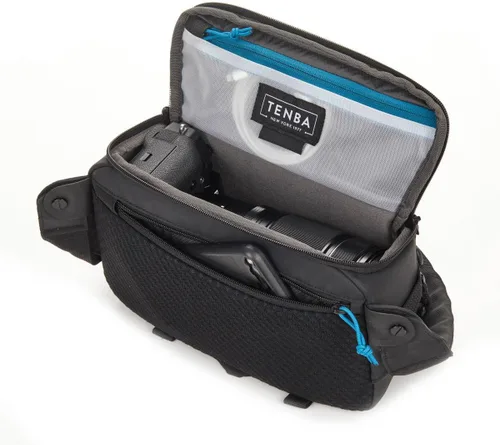 Vista 3 de Tenba Axis v2 4L Bolsa de bandolera para cámaras DSLR y sin espejo y lentes – Negro (637-760)