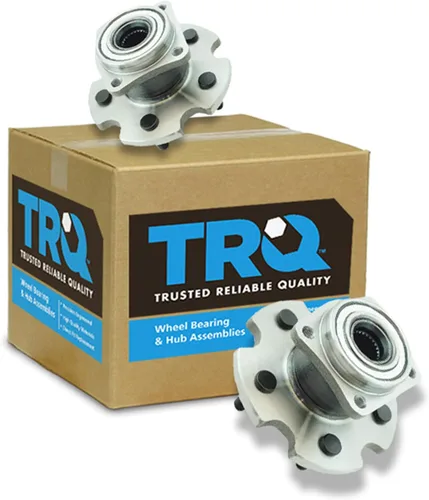 Vista 29 de TRQ Juego de 2 rodamientos de rueda delantera y conjunto de cubo compatible con Tesla 3 2020 Y 2018-2019