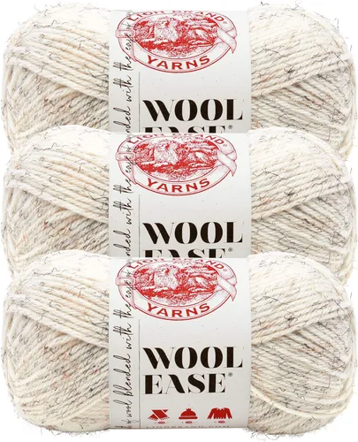 Vista 35 de Lion Brand Yarn Wool-Ease Yarn, Hilo de peso medio (Worsted-Weight) para tejer y hacer ganchillo, 1 paquete, Antler