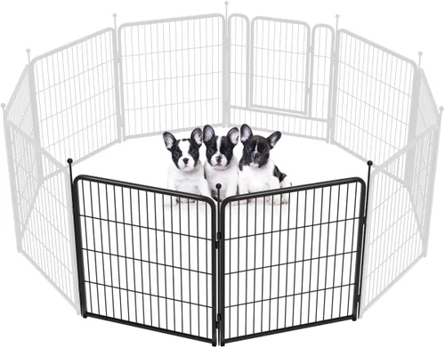 Vista 8 de FXW Rollick - Corralito para perros para patio, campamento con casa rodante, patentado, 24 pulgadas, 2 paneles