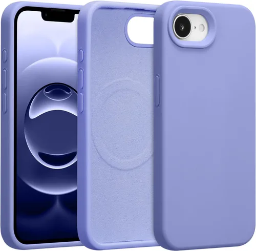 Vista 60 de Funda magnética de silicona para iPhone 13 Pro, color blanco antiguo