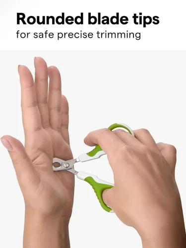 Vista 5 de Cortaúñas para mascotas para gatos de interior y animales pequeños, cuchillas anguladas de precisión y agarre constante, ideal para gatitos, perros