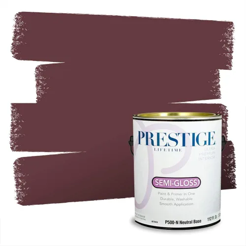 Vista 113 de Prestige Paints Pintura exterior e imprimación en uno, 1 galón, plano, coincidencia comparable de Valspar* Amber Rose*