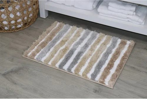 Vista 24 de Funda de microfibra suave para tapa de inodoro, lavable a máquina, 18 x 18 pulgadas, parte trasera de goma, se adapta a la mayoría de tapas