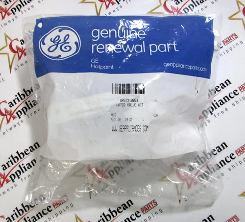 Vista 2 de GE WR57X10051 Válvula de agua de doble solenoide para máquina de hielo