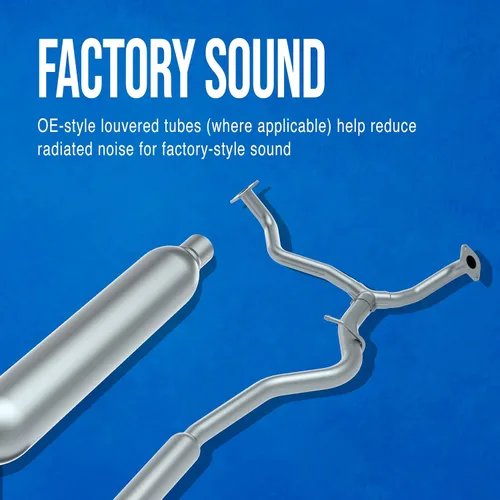 Vista 3 de Walker 21764 Resonador de escape de ajuste directo 2.25" Salida (ID) 2.25" Salida (OD) para Ford Fusion