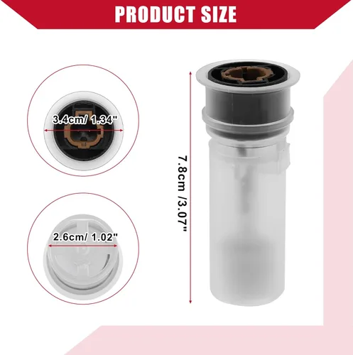 Vista 5 de No.289111E400 - Sensor de nivel de líquido del limpiaparabrisas para Nissan Altima 1993-2020, interior, aleación de plástico duradero, 1 unidad