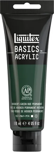 Vista 56 de Liquitex BASICS Pintura Acrílica, Tubo de 250ml (8.5 oz), Azul Ftalocianina