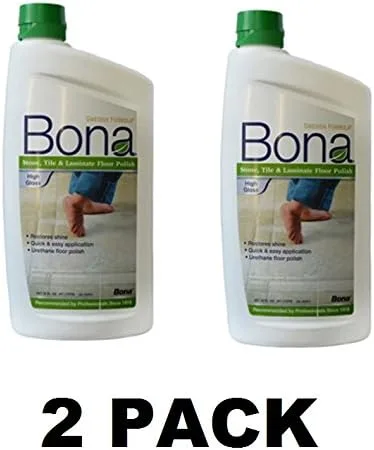 Vista 2 de BonaKemi WT760051161 - Esmalte de suelo para piedra, azulejos y laminados, paquete de 2 unidades de 32 onzas