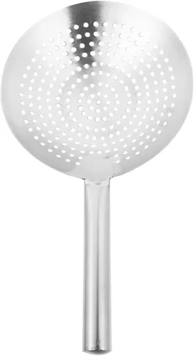 Vista 10 de Cabilock Colador de alambre Skimmer Colador Cuchara 8.7 in Skimmer Spoon Round Deep Freidora Cesta Cuchara de pasta Cuchara ranurada Cucharón
