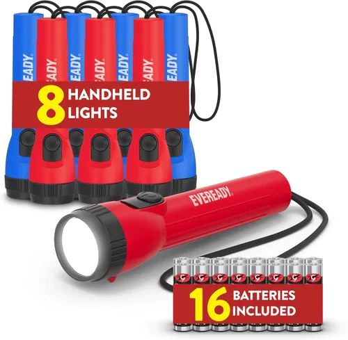 Vista 14 de Eveready Linterna LED (paquete de 8) Linternas brillantes y confiables para uso general, excelentes para acampar, automóvil, linterna de mano