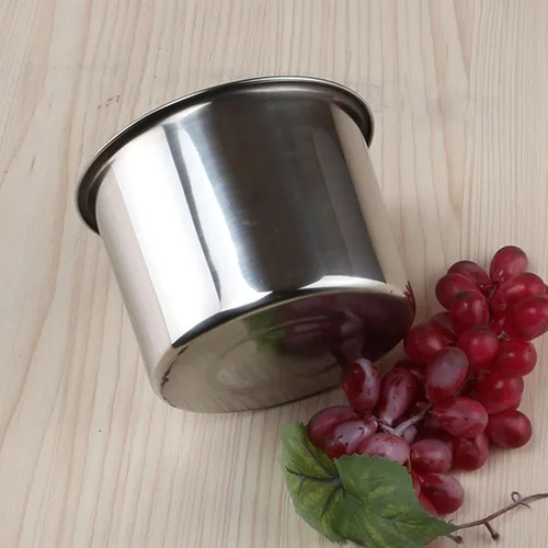 Vista 4 de Olla de acero inoxidable, olla multifuncional con tapa para hervir, olla para sopa y pasta, para el hogar, cocina, restaurante, lavavajillas (4.7 in)