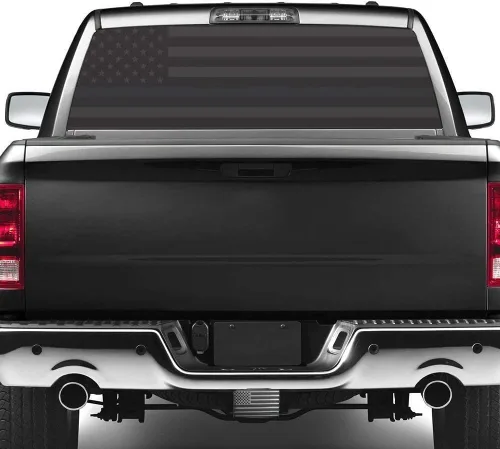 Vista 5 de eVerHitch Cubierta de enganche de remolque de metal con bandera estadounidense pesada para receptores de 2 pulgadas con bloqueo de enganche