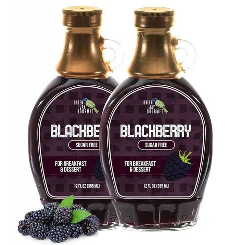 Vista 10 de Green Jay Gourmet Jarabe de praliné de arce sin azúcar, jarabe de desayuno prémium sin azúcar con sabores de arce, mantequilla y praliné, jarabe