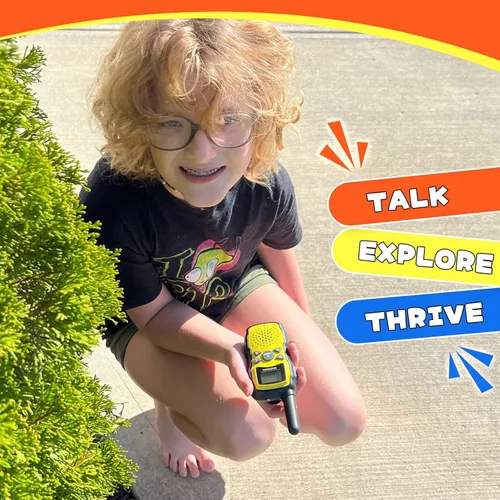 Vista 8 de Wishouse Walkie Talkies para niños recargable