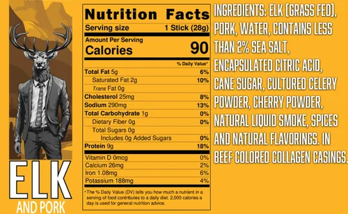 Vista 4 de PEARSON RANCH Juego de palitos de carne de juego, paquete variado de 10 – alce, bisonte, venado, jabalí, pato, palitos exóticos de cecina, sin