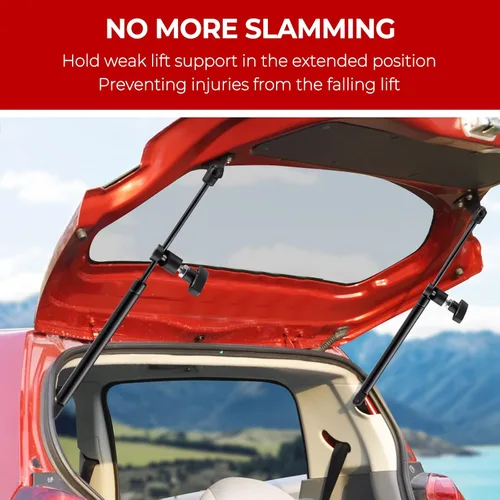 Vista 3 de Vepagoo Abrazadera de puntales para capó de automóvil, clip de retención de soporte de elevación de automóvil de 0.40 pulgadas, abrazadera de puntal