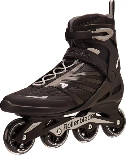 Vista 7 de Rollerblade Zetrablade - Patines en línea para hombres adultos, color negro y plateado
