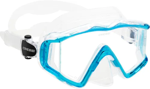 Vista 4 de Cressi Máscara grande de visión amplia para buceo y snorkel Pano 3: diseñado en Italia