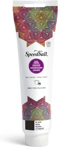 Vista 14 de Speedball Tinta de impresión de bloque de tela, amarillo, 2.5 fl oz - Impresión en textiles y papel - Hecho en Estados Unidos