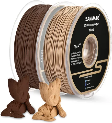 Vista 8 de iSANMATE Filamento PLA rápido de 0.069 in, 26.5 lbs, paquete de filamento para impresora 3D, precisión dimensional ±0.0.079 in, negro, blanco, rojo