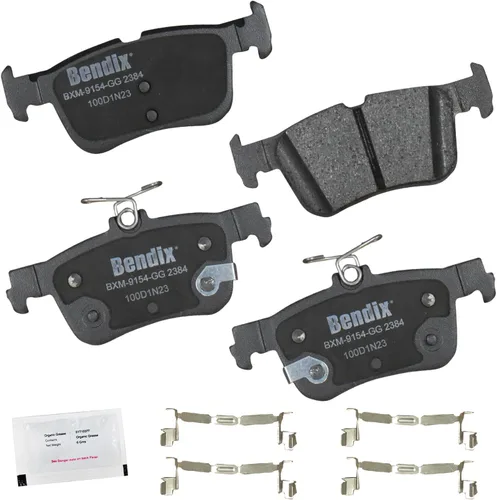 Vista 273 de Pastillas de Freno Traseras Cerámicas Bendix Priority1 CFC1510 para INFINITI QX56 2013-2011, QX80 2024-2014, Nissan Armada 2023-2017