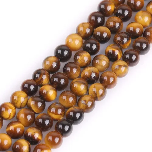 Vista 95 de GEM-Inside Cuentas sueltas de gemas de ojo de tigre azul lapislázuli de 8mm (0.31 pulgadas) color teñido redondas de cristal energético