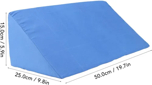 Vista 9 de Almohada de cuña lateral del cuerpo, almohada de cuña de posicionamiento seguro reduce la forma de R de la presión corporal para el hogar
