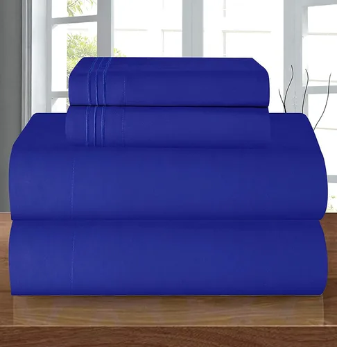 Vista 105 de Elegant Comfort - Juego de sábanas de microfibra de 1500 hilos de calidad hotelera prémium de 4 piezas - Resistente a arrugas, sábana bajera