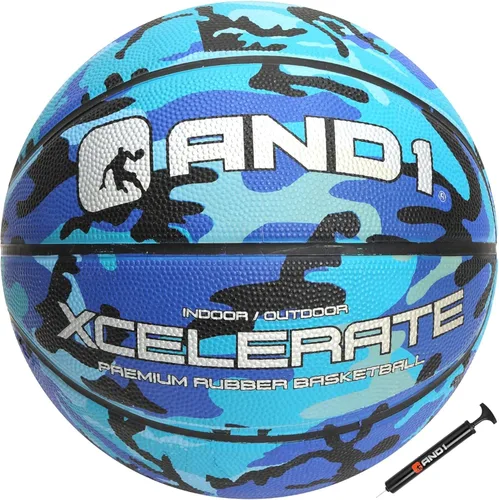 Vista 7 de AND1 Xcelerate Rubber Basketball: Official Regulation Streetball, Made for Indoor/Outdoor