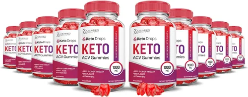 Vista 7 de Keto Drops Keto ACV Gomitas de fórmula avanzada de 1000 mg Keto Drops Keto Gomitas de vinagre de sidra de manzana formulado con jugo de granada