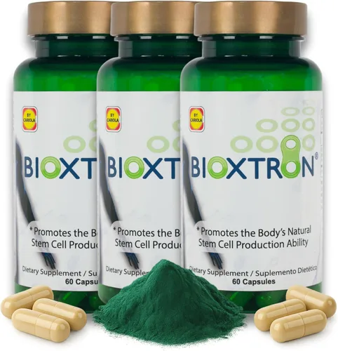 Vista 13 de Bioxtron Cápsulas de suplemento de células madre naturales, fórmula de apoyo celular y antioxidante con algas verdes azules, espirulina, apoyo