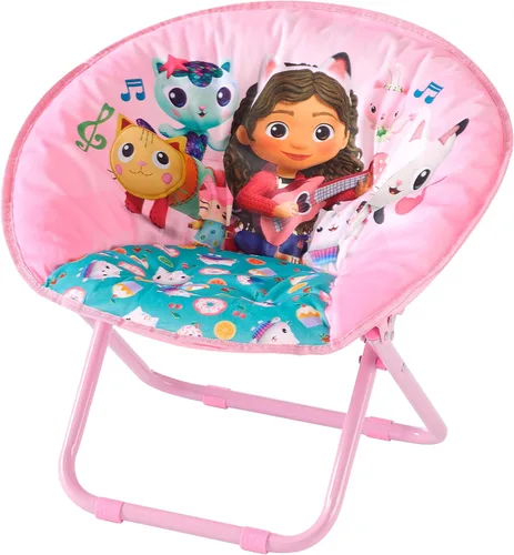 Vista 10 de Nickelodeon Blues Clues Silla para platillos plegable para niños de 19" con cojín, a partir de 3 años, poliéster