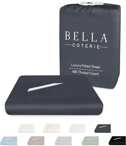 Vista 11 de Bella Coterie Sábana Bajera Ajustable de Viscosa de Bambú de Lujo Tamaño Queen 100% Cultivada Orgánicamente Ultra Suave Refrescante