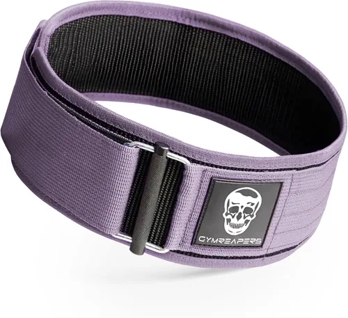 Vista 12 de Gymreapers Cinturón de Levantamiento de Pesas con Bloqueo Rápido para Hombres Cinturón de Gimnasio para Powerlifting Cinturón de Peso Muerto