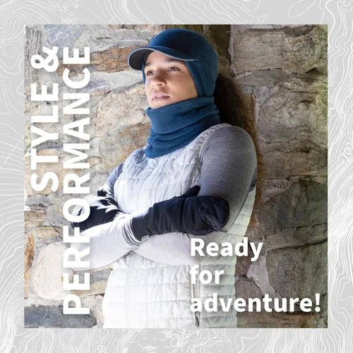 Vista 6 de TrailHeads Trailblazer Adventure - Juego de regalo para mujer con gorro y calentador de cuello de microforro polar