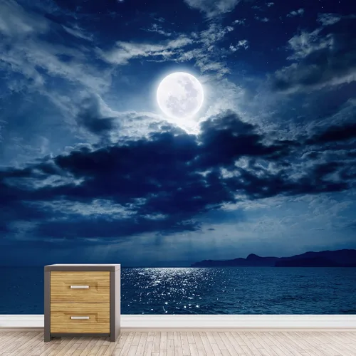 Vista 4 de wall26 - Black Rocks on a Lake - Mural de pared, calcomanía extraíble, decoración del hogar - 66x96 pulgadas