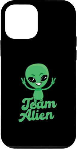Vista 12 de iPhone 13 Pro para Alien Aliens Lovers Green Alien Meme Team Alien Skin Case