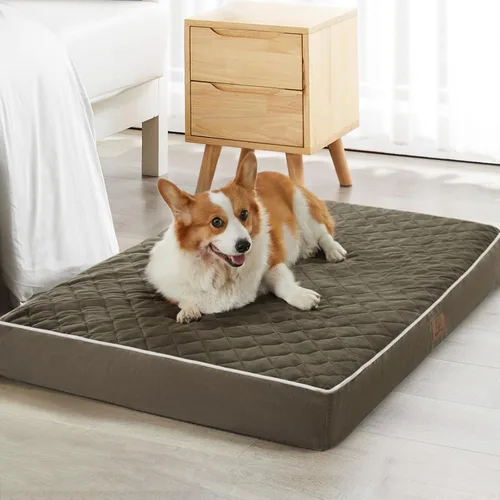 Vista 8 de WNPETHOME Camas ortopédicas XL para perros grandes, impermeables, cama extra grande para perros con funda lavable extraíble, cama para jaula