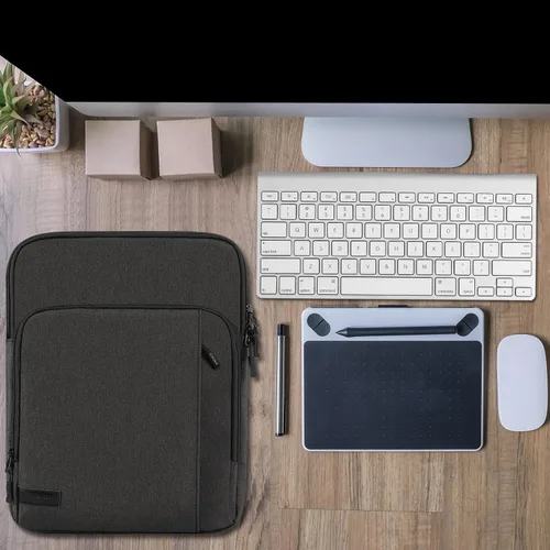 Vista 9 de MoKo Funda de transporte con bolsillos para tablet de 10-13 pulgadas, compatible con el nuevo iPad Pro M5 de 13 pulgadas & Air M3, Pro de 12.9/11