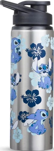 Vista 18 de Silver Buffalo Disney Lilo and Stitch Snacking and Expression - Vaso de acero inoxidable de doble pared con pajilla, 22 onzas