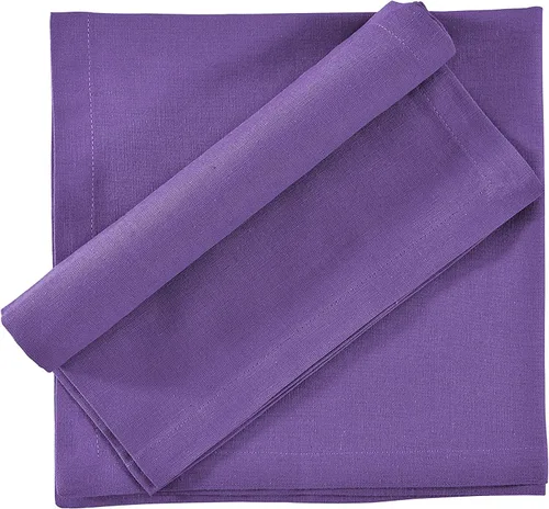 Vista 72 de Fingercraft Servilletas de tela multicolor - Juego de 12 servilletas de algodón puro para almuerzo y cena diarias - Regalo para fiestas