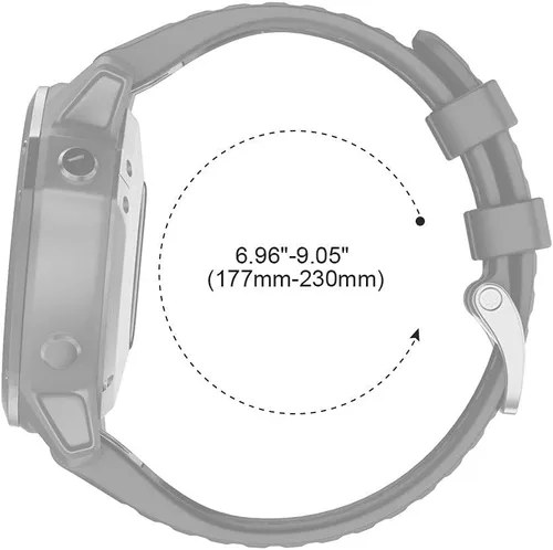 Vista 9 de NotoCity Compatible con Fenix 6 Pro Band 0.866 in Easy Fit para Fenix 5/Fenix 5 Plus/Fenix 6/Fenix 6 Pro/Forerunner 935/Forerunner 945/Approach negro