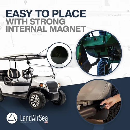 Vista 7 de LandAirSea 54 rastreadores GPS + suscripción prepagada de 12 meses. Batería larga, magnética e impermeable. Rastreador GPS global para vehículos.