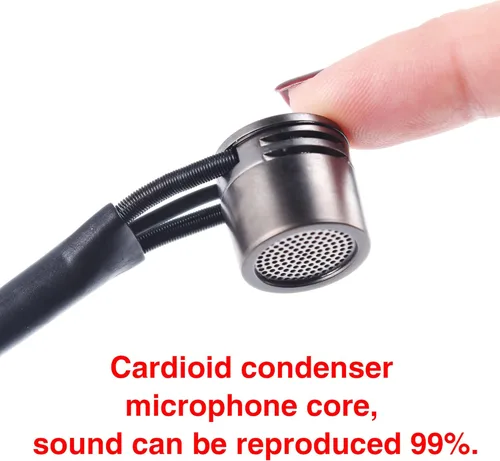 Vista 3 de at-5 Micrófono de guitarra inalámbrico UHF Micrófono de instrumento condensador de recogida receptor y sistema transmisor para guitarra clásica